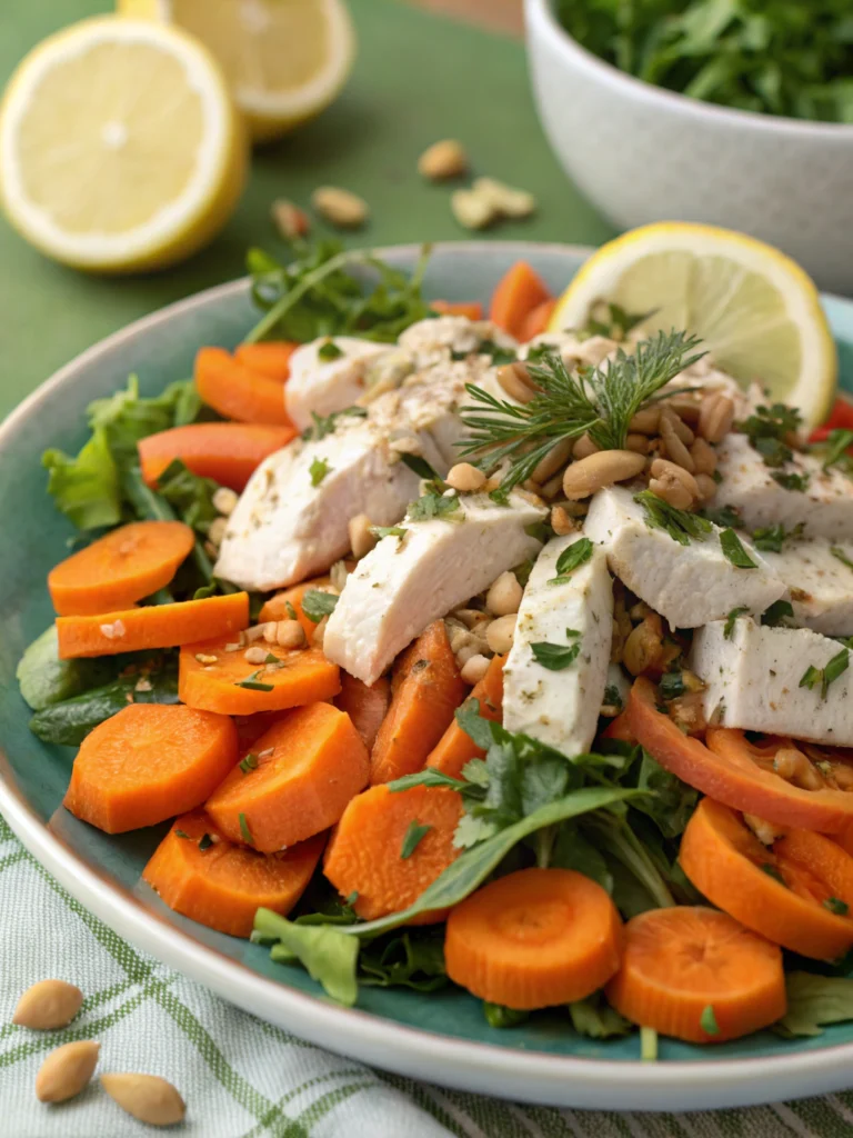 chicken carrot salad recipe